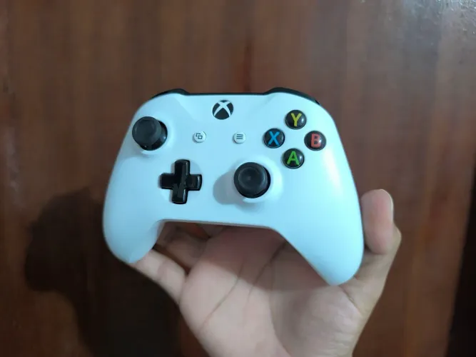 Controle Microsoft Xbox One S Original Branco - 3 Meses de Garantia