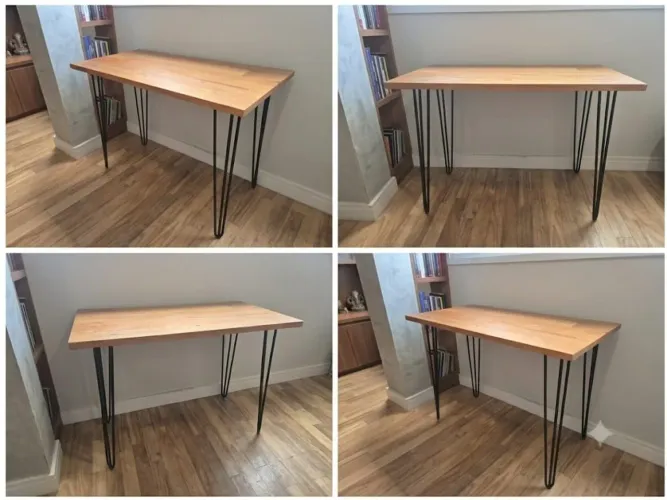 Mesa escrivaninha de madeira maciça