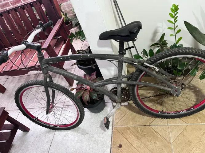 Bicicleta Caloi alumínio, raios em inox!