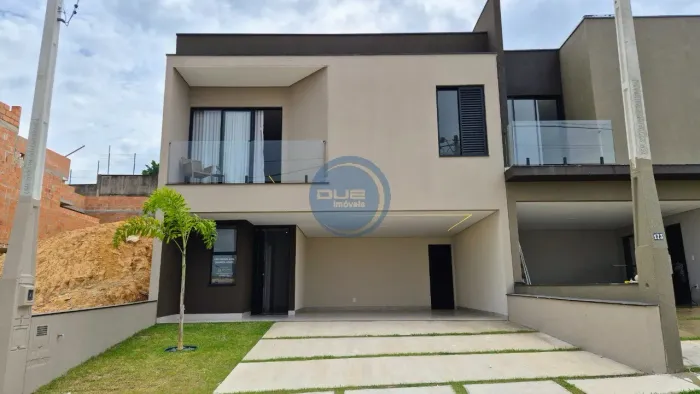 Residência no Park Gran Reserve: casa em condomínio com 3 suítes e 182m² em Indaiatuba-SP!