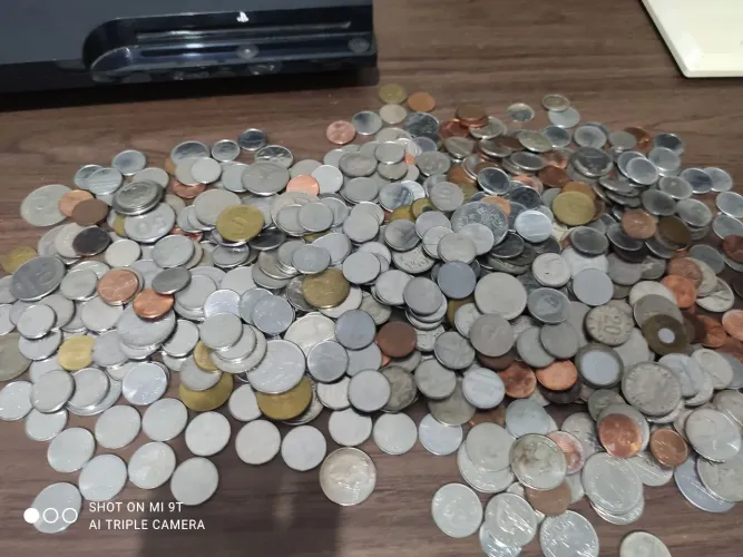 Moedas lote variadas