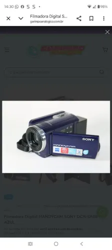 Camera filmadora digital