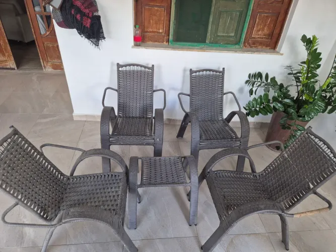 Kit Cadeiras Área Externa