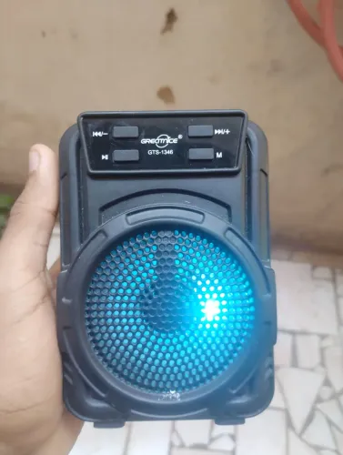 Caixinha de Som Bluetooth Greatnice GTS-1346 - USB, Rádio e Cartão TF