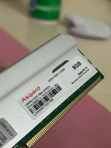 memória ram asgard 8gb 3200mhz