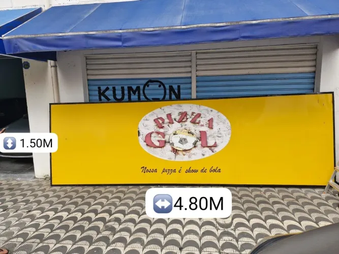 Placa Comercio metal