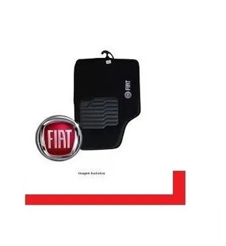 Jogo de Tapete Automotivo Universal 5 peças Fiat temos vários modelos pwqms jmbmn