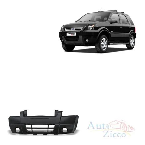 Parachoque Dianteiro Ecosport 2003 à 2007 com Furo Milha