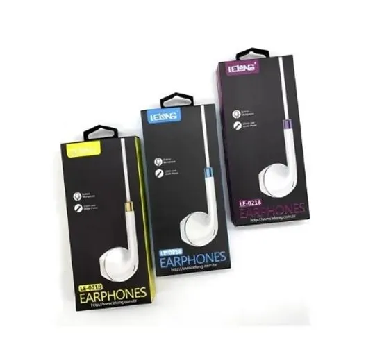 Fone De Ouvido Lelong Earphones Auricular Otima Qualidade de Som