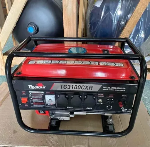 Gerador a Gasolina 3.1Kva  220v Tg3100 Motor 4 tempos - Toyama