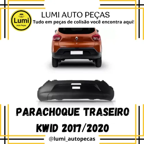 Parachoque Traseiro Kwid 2017/2020 - NOVO 