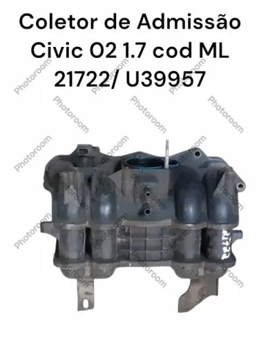 Coletor De Admissão Civic 02 1.7 Cod Ml 21722/ U39957