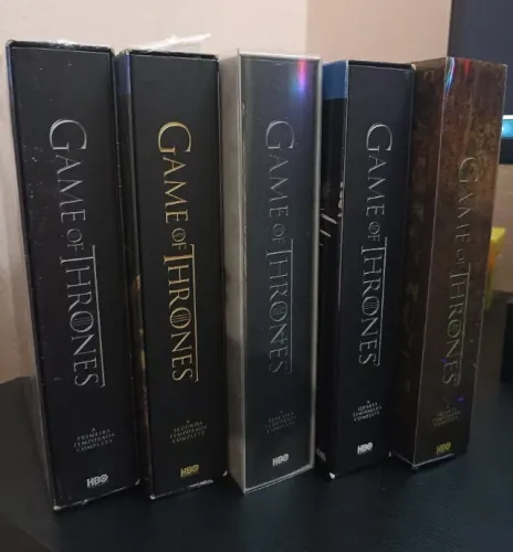 Coleção Game of Thrones Bluray, temporada 1 a 5