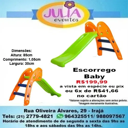 Escorrego Escorregador infantil a partir de R$200,00 *Valores nas imagens e na descrição