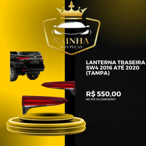Lanterna Traseira Sw4 2016 até 2020 (Tampa)