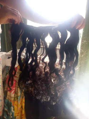 Cabelo humano virgem - cachos