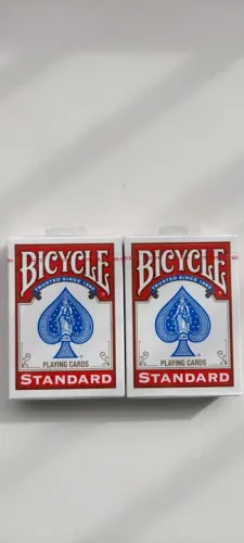 2 Baralhos Bicycle Standard Vermelhos Originais Lacrados