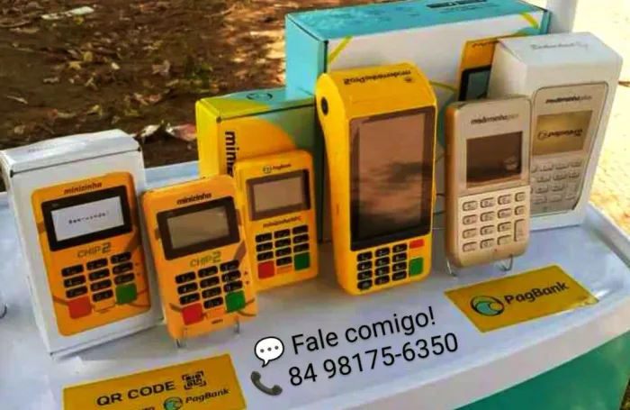 Máquina de cartão PagBank - MiniZinha - chip2- Nova