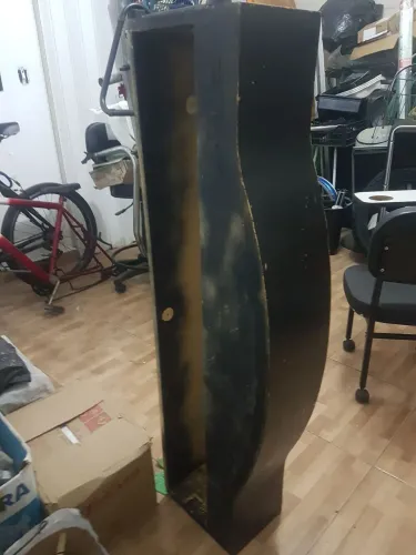 Estante/Móvel Organizador Curvado - Preto