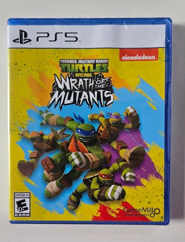 Tartarugas Ninja Arcade Wrath of the Mutants Ps5 novo lacrado