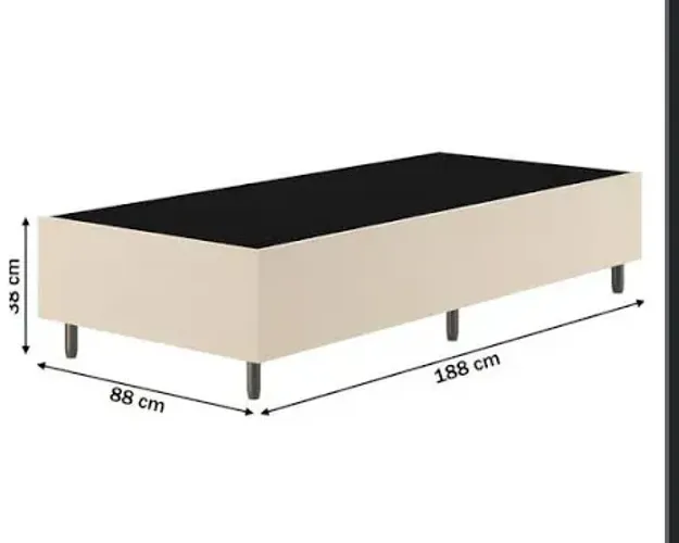 Cama box solteiro Base NovA 