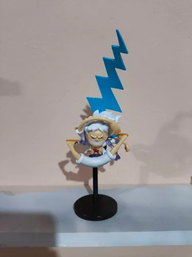 Mini Figure Luffy gear 5 (com raio) - One Piece