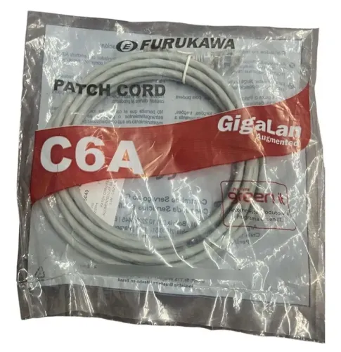 PATCH CORD F/UTP GIGALAN  CAT.6A - LSZH -  - 3.0m - CINZA (BLINDADO)