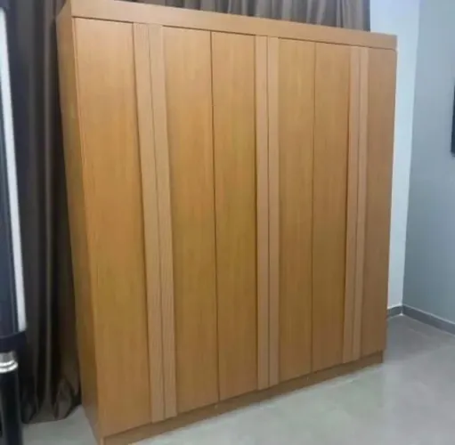 Guarda-Roupa Casal Grécia 6 Portas 100% MDF c/Pés Larg. 1.80m- Entrega Rápida