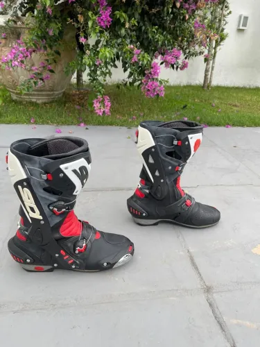 Bota Sidi Rex Speed Pista Esportiva Racing Motociclista