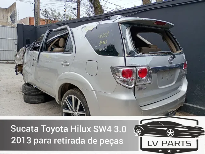Sucata Toyota Hilux SW4 3.0 2013 para retirada de peças