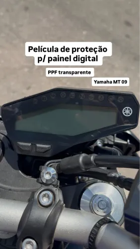 Película PPF p/ proteção do painel Yamaha MT09