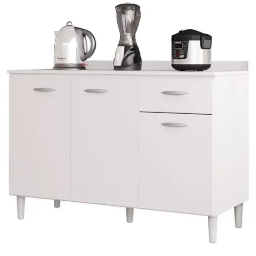 Balcão de Cozinha Branco 1,20 NOVO (OFERTA PARA RETIRADA)