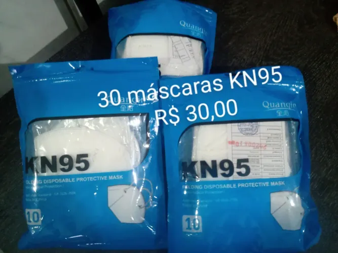Máscaras KN95 - 30 unidades