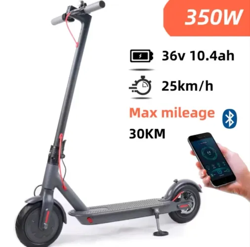 Patinete Elétrico Adulto 350W Portátil, Potente e Econômico