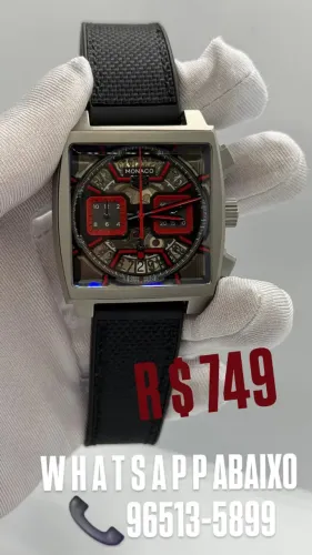 Relógio TAG HEUER MONACO MULTIFUNCIONAL ENTREGAMOS 