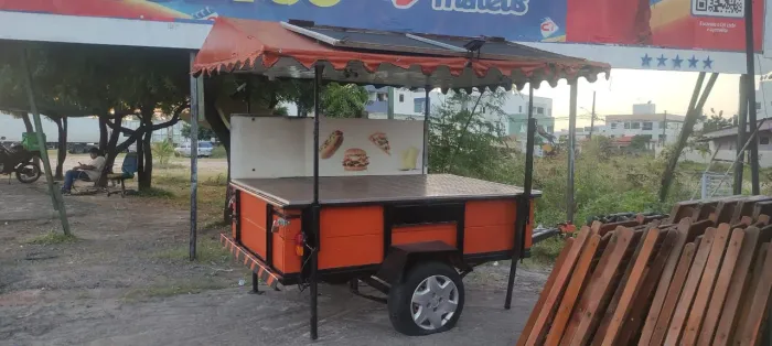 Carrinho food truck pronto para uso - NEGOCIAVEL