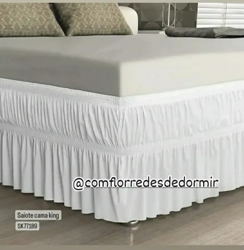 Saiote Para Cama Tamanho King - Entrega Grátis 