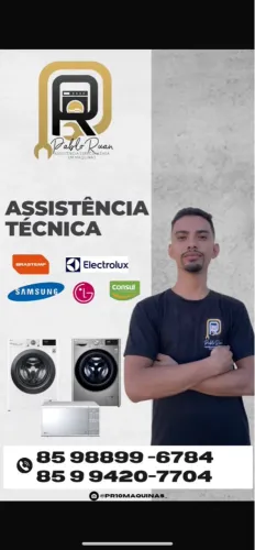 CONCERTO DE MÁQUINA DE LAVAR ROUPAS EM FORTALEZA(com garantia)