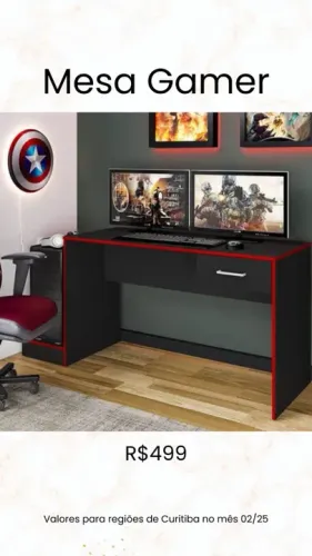 Promoção Mesa Gamer - 18/02/25  