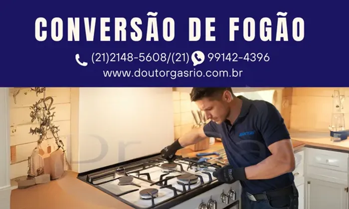 Converter fogão para gás natural - RECREIO - Estamos perto de você