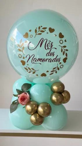Decoração Romântica com Balões