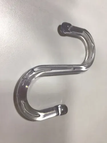 Kit com 13 Cabide Gancho Pendurador em "S" em Acrílico