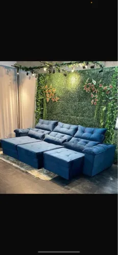 Sofá Retrátil de Canto - Luxo e Conforto Tm 2,90