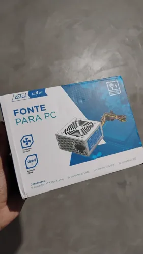 Fonte AITEK ATF-350 - 350w ATX GAMER - 110/220v - Nova