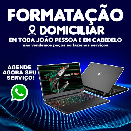 Formatação PC ou Notebook Serviço Feito a Domicilio