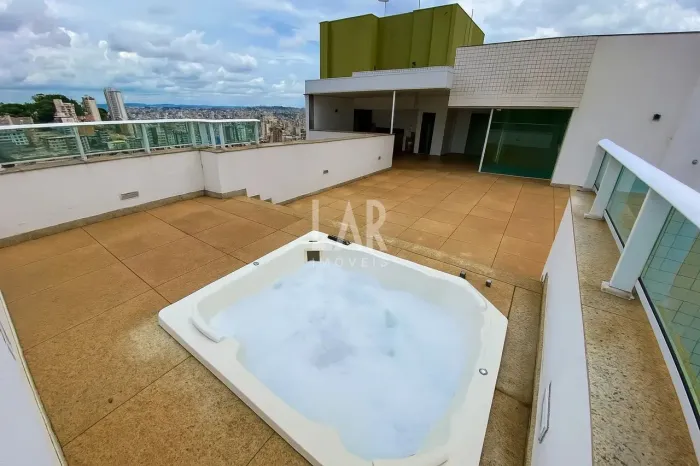 Cobertura para aluguel, 4 quartos, 2 suítes, 5 vagas, Gutierrez - Belo Horizonte/MG