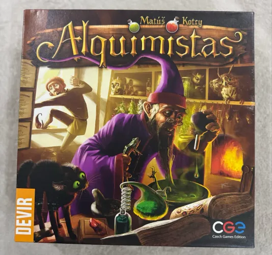 Alquimistas boardgame