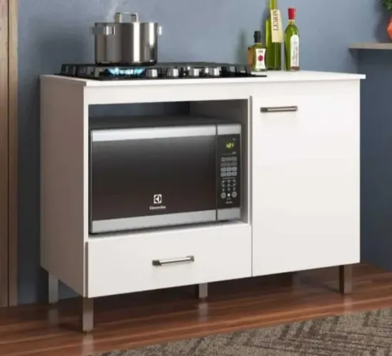 Balcão P/ Cooktop 4 ou 5 Bocas DIVIDIMOS EM ATE 10X SEM JUROS