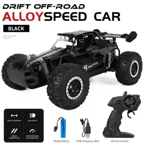 Carrinho Controle Remoto Recarregável Alta Velocidade Buggy