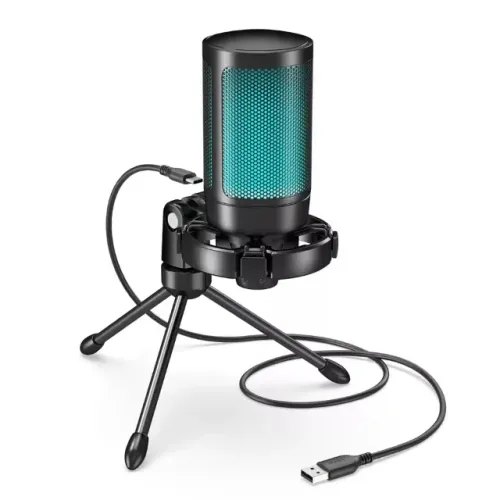 Microfone Gamer AmpliGame A2 - Potência, Estilo e Praticidade no Seu Setup
